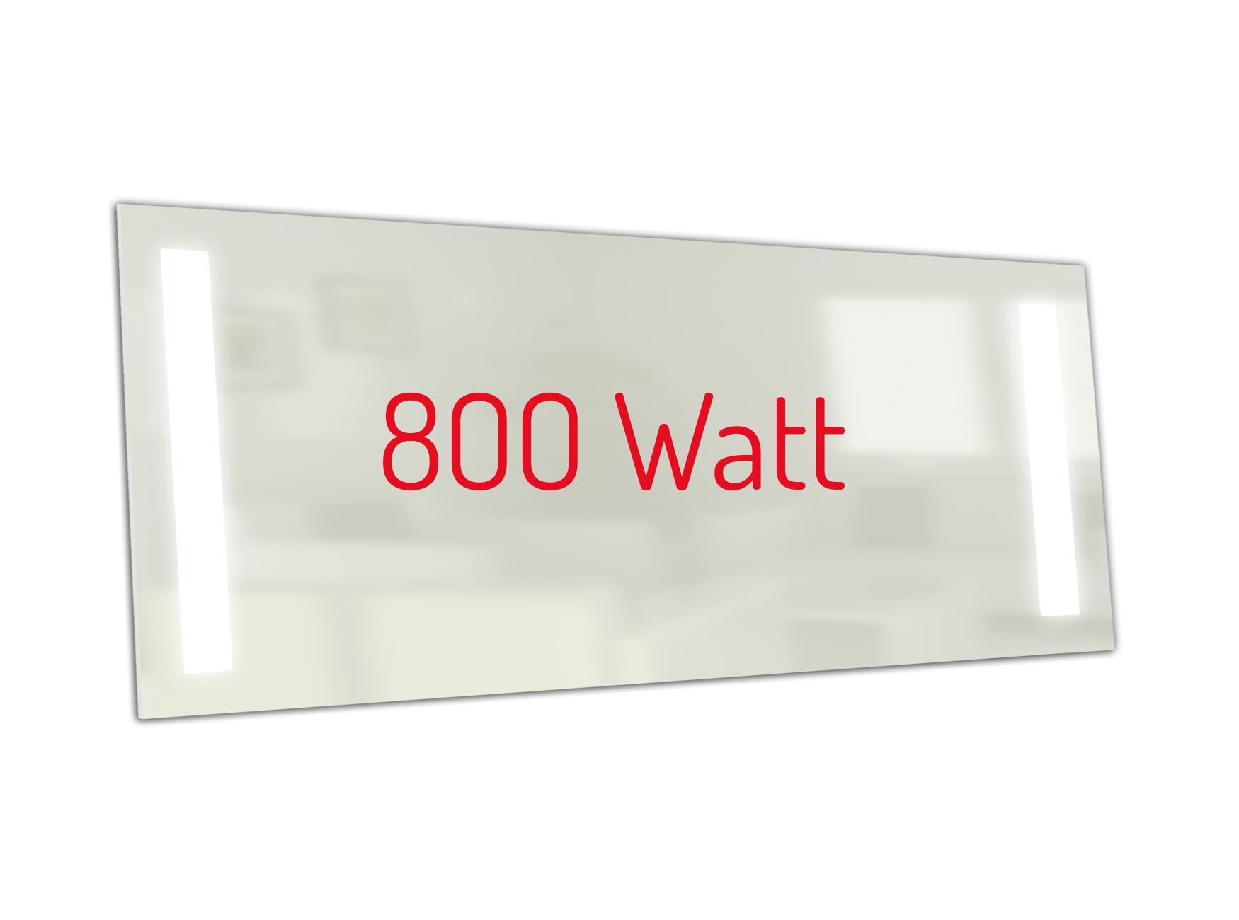 Infrarot Glasheizung mit LED 800 Watt weiß 