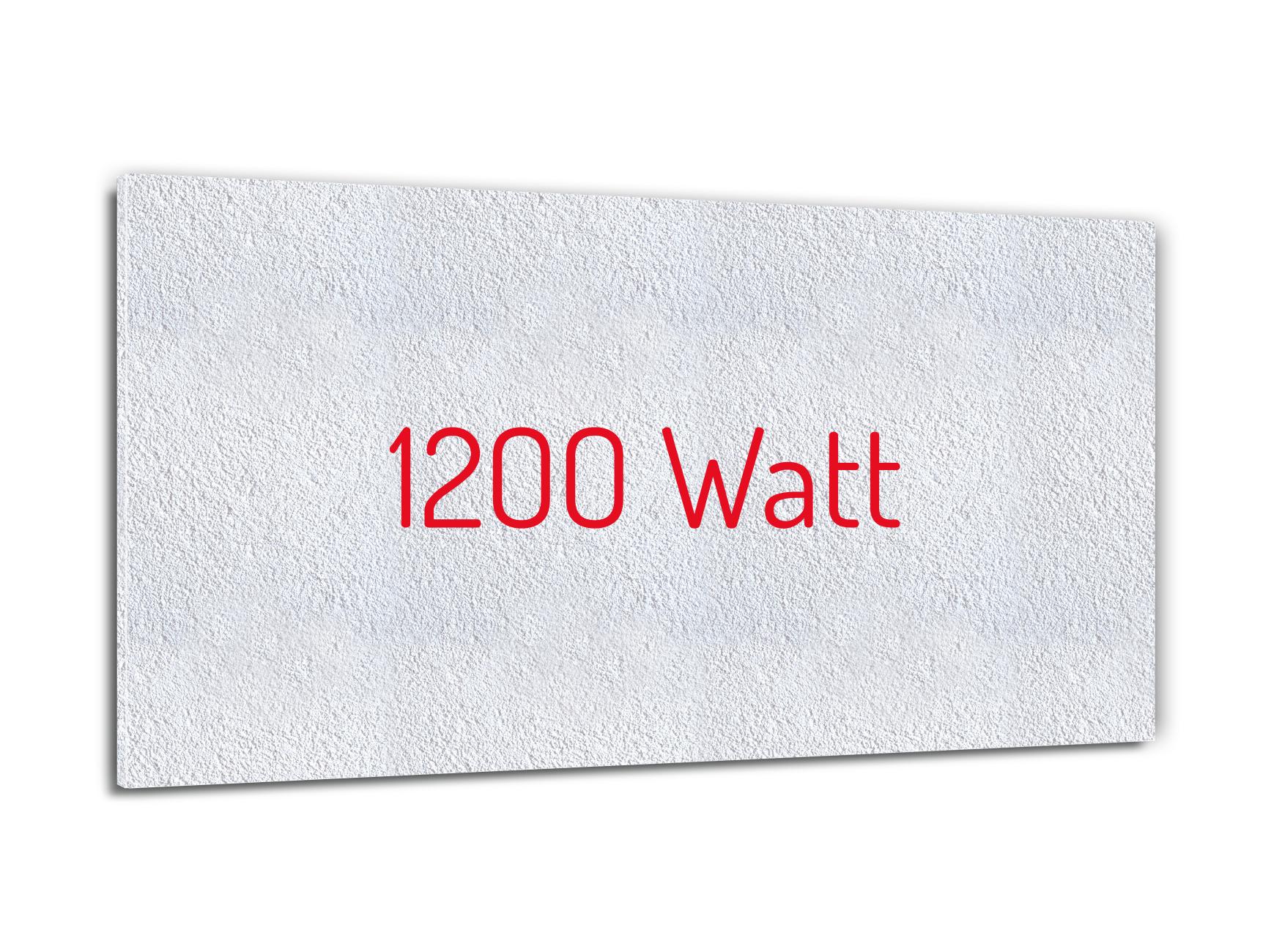 Infrarotheizung Weiß 1200W 80x140cm mineralisiert | KNEBEL®