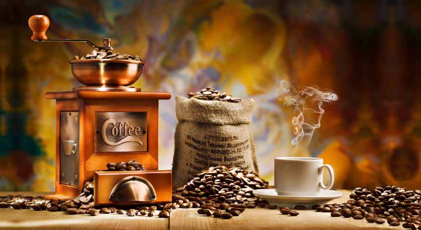 Bildmotiv für Infrarot Bildheizung: Kaffeemühle