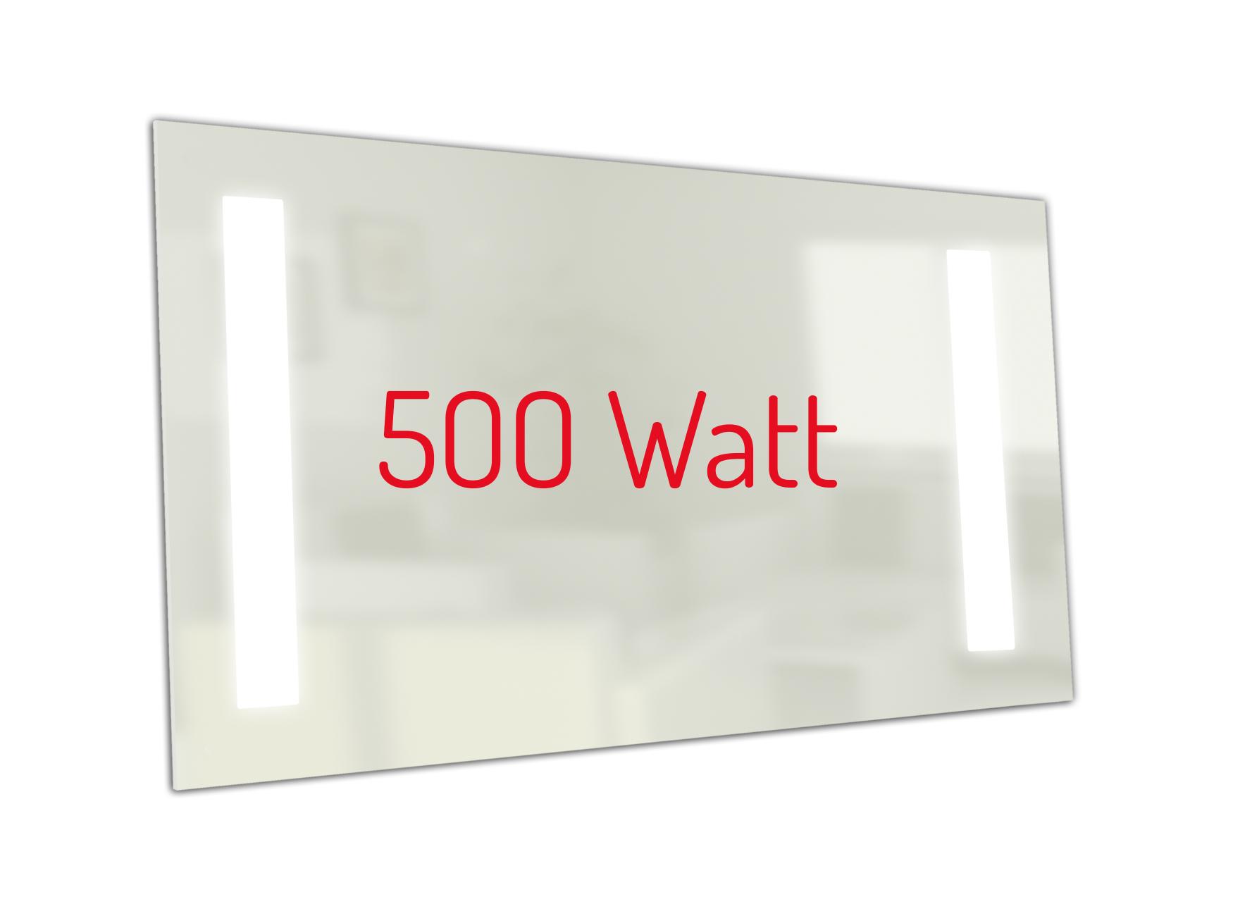 Infrarot Glasheizung mit LED 500 Watt weiß 